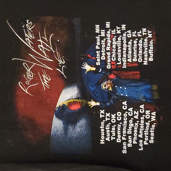 Roger Waters The Wall Live 2010-2013 Tour Pink Floyd Dark Side of the Moon XL - Picture 4 of 6